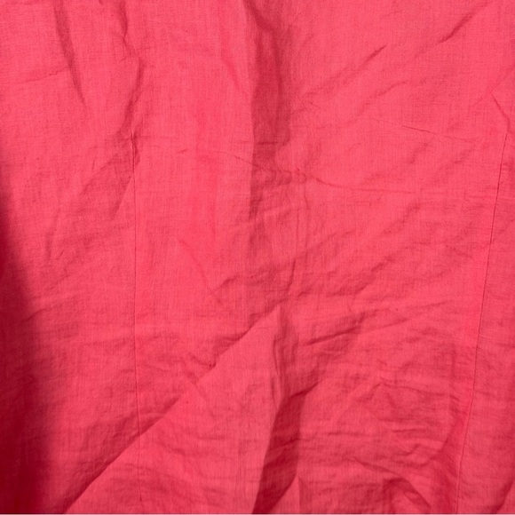 Eileen Fisher Pink Button Down Blouse Women’s Size L - Picture 6 of 6